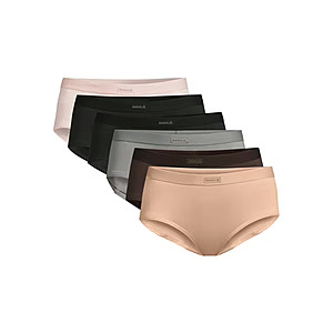 6-Pack Reebok Women's Sport Soft Hipster Panties (Various) $8.00 + Free S&H w/ Walmart+ or on $35+