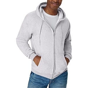 [Prime] Hanes Men's Ecosmart Full-Zip Fleece Hoodie (Various) $10.98 + Free Shipping