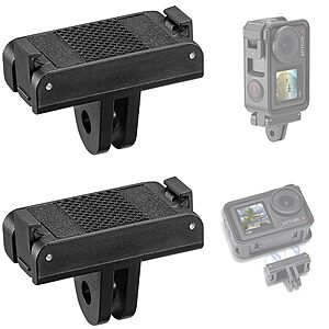 2 Pack DJI Osmo 360/Osmo Action 5 Pro/4/3 Quick Release Adapter for $10.99