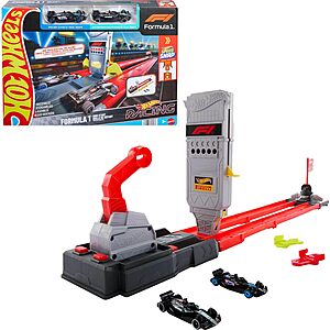 [Prime] Hot Wheels Racing Formula 1 Grid Start Track Set w/ 2 1:64 Scale Die-Cast F1 Cars $11.99 w/ S&S + Free Shipping