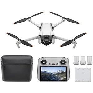[Prime] $449* | DJI Mini 3 Fly More Combo (DJI RC) at Amazon