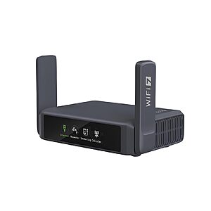 Prime Members: GL.iNet GL-BE3600 (Slate 7) Portable Travel Router, Pocket Dual-Band Wi-Fi 7, 2.5G Router $135.99