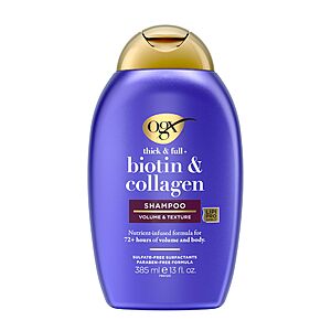 Prime Members: 13-Ounce OGX Thick & Full Biotin & Collagen Volumizing Shampoo $2.27 w/ S&S + Free Shipping