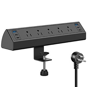 [Prime]Jgstkcity Desk Clamp Power Strip: 5 Outlets + 4x 20W USB-C $25.99 + Free Shipping