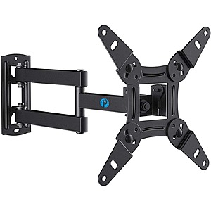 Prime Members: Pipishell Full Motion TV Monitor Wall Mount (for 13-43" TVs, Holds up to 44lbs) $9 + Free Shipping