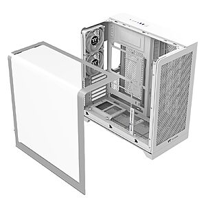 [Prime] $89.99 | Thermaltake View 390 Air Mid Tower PC Case w/ 2x Fans (Black or White) at Amazon