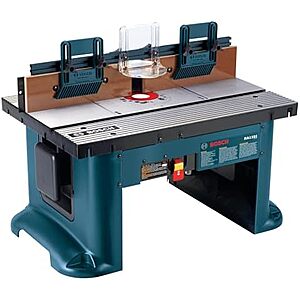 [Prime] $149.99* | 27" x 18" Bosch 15-Amp Adjustable MDF Router Table at Amazon
