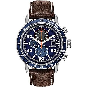 [Prime] $160.40* | 44mm Citizen Men's Eco-Drive Weekender Brycen Chronograph Watch at Amazon