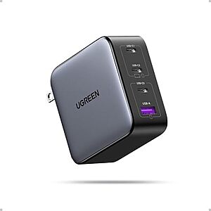 [Prime] $31.57* | UGREEN 100W Nexode 4-Port GaN Foldable Wall Charger (3x USB-C + 1x USB-A) at Amazon