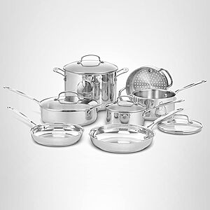 [Prime] Cuisinart Chef's Classic 11-Piece Stainless Steel Cookware Set $119.95 + Free Shipping