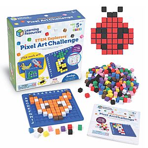 402-pc Learning Resources STEM Explorers Pixel Art Challenge $11.00 + Free Shipping w/ Prime or on $35+
