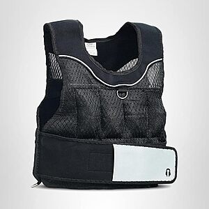 [Prime] 20 lbs CAP Barbell Adjustable Weighted Vest w/ Padded Shoulders $14.99 + Free Shipping