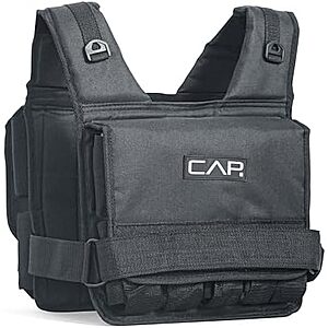 [Prime] $17.29* | 20-lb CAP Barbell Adjustable Weighted Vest at Amazon