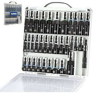 [Prime] $25.59* | 34-Piece toolant Impact Magnetic Nut Driver Bit Set at Amazon