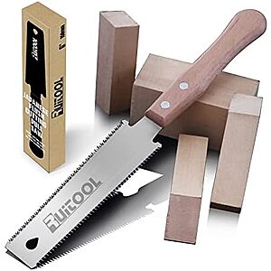 [Prime] $10* | 6" Ruitool Japanese Double Sided Edge Pull 14/17 TPI Hand Saw at Amazon