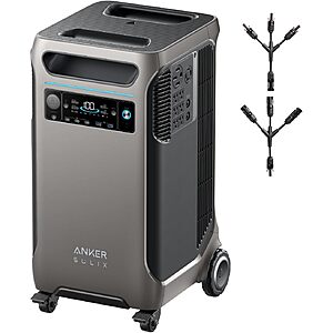 [Prime] Anker SOLIX F3800 3840Wh Portable Power Station w/ 6000W AC Output & 120V/240V $1599.99 + Free Shipping
