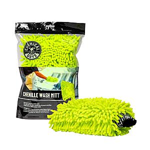 Chemical Guys Chenille Premium Scratch-Free Microfiber Wash Mitt for Car Washing - Lime Green, $5.12, subscription, Amazon