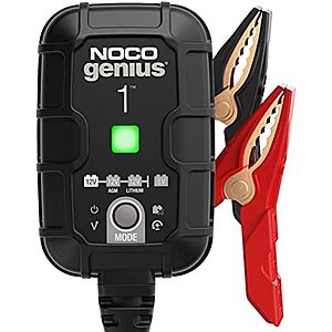 [Prime] $23.96* | NOCO GENIUS1 6V / 12V 1A Smart Car Battery Charger at Amazon