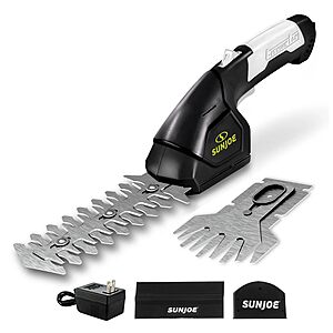 [Prime] 7.2-Volt Sun Joe Cordless Rechargeable Grass Shears (HJ604C) $19.78 + Free S&H at Amazon