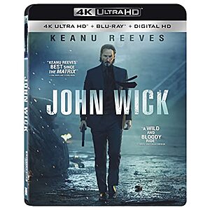 [Prime] $10.99* | John Wick (4K Ultra HD + Blu-ray) at Amazon