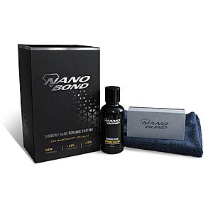 Prime, Nano Bond Ceramic Coating 9H PRO (60ML), Car, Plastic, Glass, and Wheel Exterior Care Product kit, Hydrophobic, $41.69