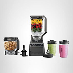 [Prime] Ninja 1200-Watt Kitchen System w/ 72-Ounce Pitcher, 8-Cup Food Processor Bowl & 2 18-Ounce Cups $119.99 + Free Shipping