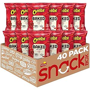 Prime: 40-Count 0.87-Oz Baked Cheetos Flamin' Hot Chips $14.91 w/ S&S + Free Shipping