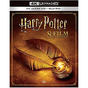 [Prime] Harry Potter: 8-Film Collection (4K UHD + Blu-ray) $56.04 + Free Shipping