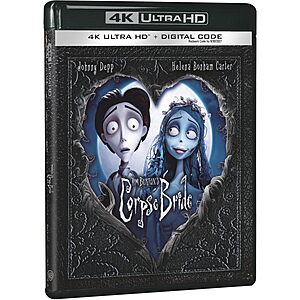 Tim Burton's Corpse Bride (4K Ultra HD + Digital) $9.99 Amazon