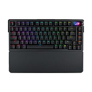 ASUS ROG Azoth Extreme Wireless Mechanical Gaming Keyboard – 75% TKL, ROG NX Snow Linear Switches, PBT Keycaps, Aluminum Chassis, Carbon Fiber, Gasket Mount-Amazon $349