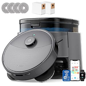 Prime Members: Lefant Robot Vacuum and Mop, 20000Pa Suction, 90-Day Self-Emptying $297.49