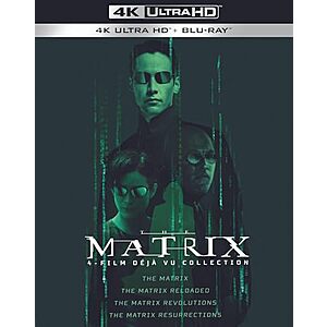 [Prime] $32.99* | The Matrix: 4-Film Deja Vu Collection (4K Ultra HD + Blu-Ray) at Amazon