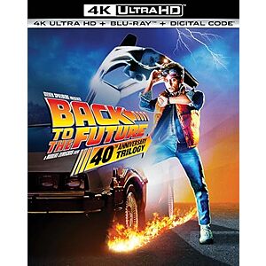 [Prime] $24.99* | Back to the Future: 40th Anniversary Trilogy (4K UHD + Blu-ray + Digital) at Amazon