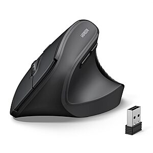 [Prime] UGREEN Wireless Bluetooth Ergonomic Vertical Mouse, Dual-Mode w/ Adjustable DPI $14.24 + Free Shipping