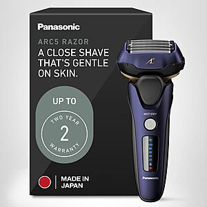 Panasonic: ARC5 Advanced 5-Blade Men's Electric Shaver (Navy) $109.99 + Free Shipping