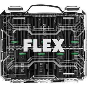 [Prime] FLEX 10-Piece 1/2" Drive Thin Wall Deep Well 6-Point Impact Socket Set $39.99 + Free Shipping