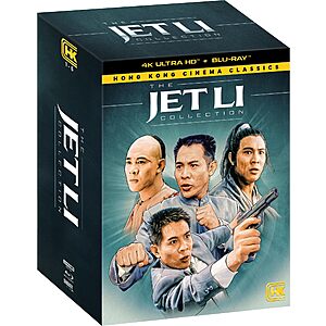 The Jet Li Collection - 4K Ultra HD + Blu-ray $53.49 Amazon