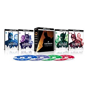 Batman 4K Film Collection $34.99 Amazon