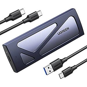 [Prime] $15.17* | UGREEN 10Gbps USB C External M.2 NVMe SSD to USB Tool-Free Enclosure at Amazon
