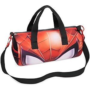 Prime Members: Disney 15" Spiderman Sports Duffel Bag w/ 2 Pockets & Adjustable Strap (Black/Red) $5.09 + Free Shipping