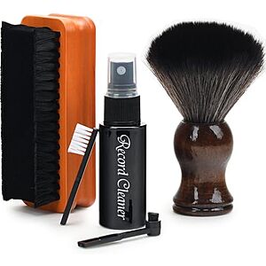 [Prime] $13.59* | kulloomii 6-in-1 Vinyl Record Cleaning Kit w/ Velvet Microfiber Brush at Amazon