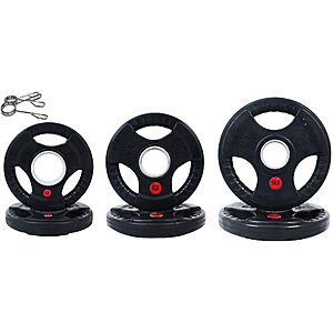 35LB Fitvids Olympic 2-Inch Cast Iron Plate Weight Plate $33.99 + Free S&H w/ Prime or $35+