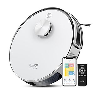 ILIFE A30s Robot Vacuum 10000Pa Max Suction $123