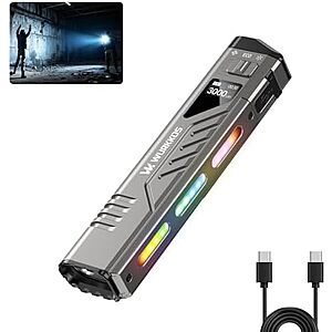 [Prime] $53.86* | Wurkkos TD11 Tactical 3000 Lumen LED Flashlight at Amazon