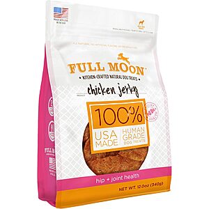 [Prime] 12-Oz Full Moon Chicken Jerky Dog Treats $6.64 w/ S&S + Free Shipping