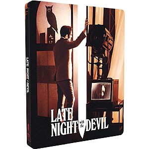 Late Night with the Devil Steelbook (4K UHD Blu-ray) $13.99 Amazon