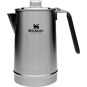 Prime Members: 1.1-Quart STANLEY Stainless Steel Coffee Percolator $15.20 + Free S&H