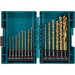 Prime, Makita B-65399 Impact Gold 14 Pc. Titanium Drill Bit Set, 1/4 in. Hex Shank, $13.49