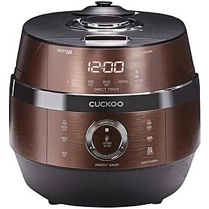 [Resale, AC] $195.46 | 6-Cup CUCKOO High Pressure Rice Cooker (Copper) (Used - Like New) at Amazon