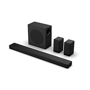 Hisense AX5140Q 5.1.4ch Home Theater Soundbar with Wireless Subwoofer and Rear Surround Speakers,Up-Firing Speakers,Dolby Atmos,DTS:X,Bluetooth 5.3,HDMI eARC,App Control $329.99